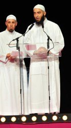 Nader Abou Anas au "salon de la femme musulmane" en septembre 2015 (CP Parismatch)