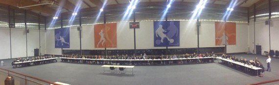 Premier conseil de territoire le 11 janvier à Aulnay-sous-Bois (Photo Yanck Hope sur Twitter)