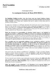 thumbnail of Communique PS Aulnay sur propos indignes B. Beschizza-V2