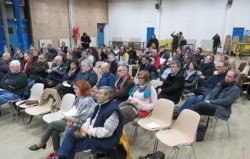 Aulnay-sous-Bois, lundi 8 mars 2016.Reunion des anti europa city